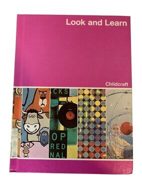 Childcraft Look Learn Vol 12 1982 Vintage Kids Educational Retro Hardcover